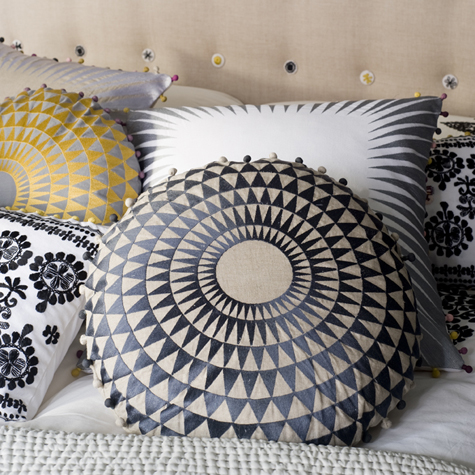 geometric cushion