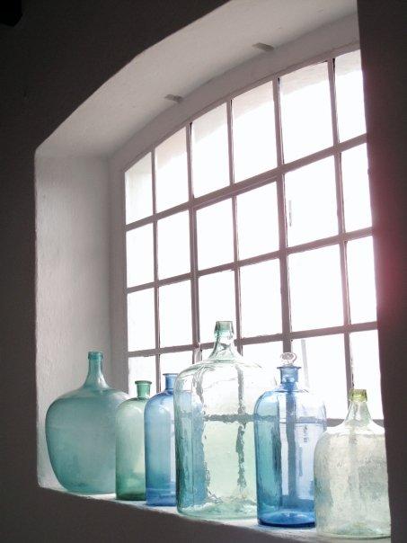 vintage glass bottles