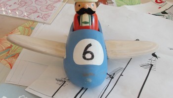 Siecle Children's wooden toy paint kit