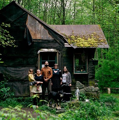 rural wooden house