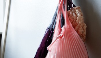 Pink shopping bag