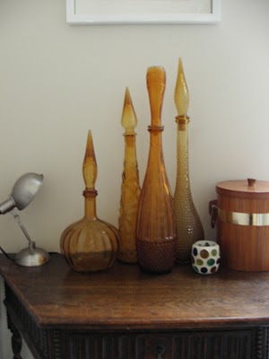 Amber vases