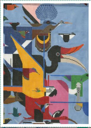 Charley Harper needlework