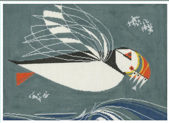 Charley Harper puffin