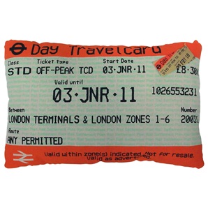 Travelcard cushion