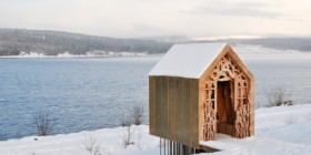 Kielder Water huts