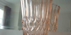 Deco glass vase