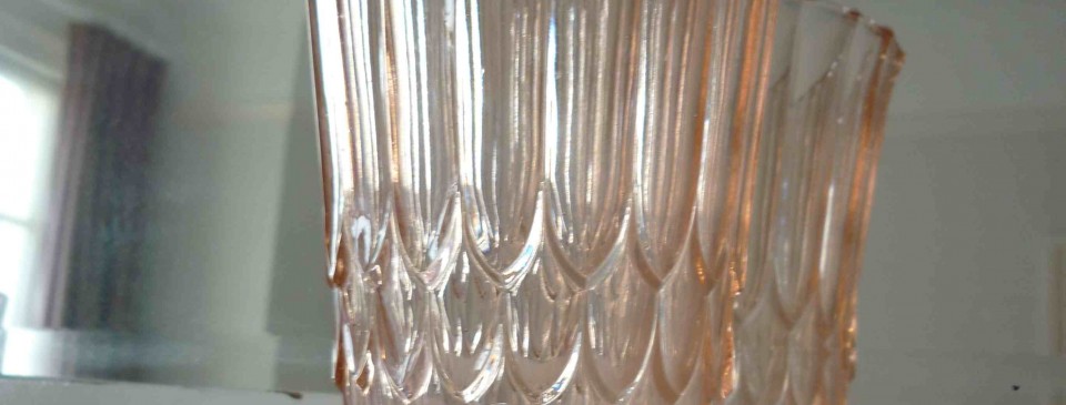 Deco glass vase