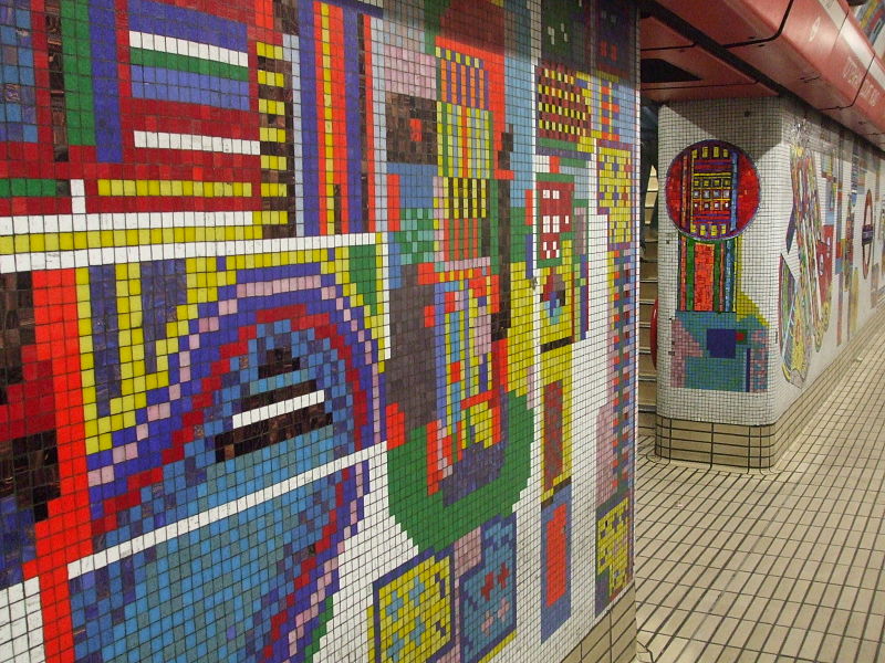 Tottenham Court Road tube mosaic