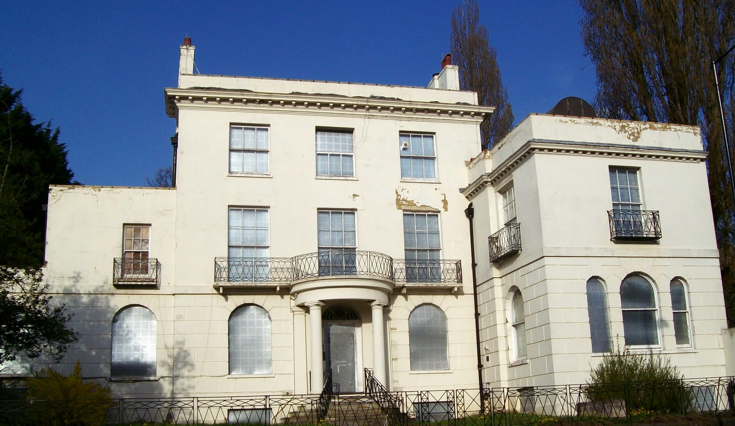 Empty Highgate mansion