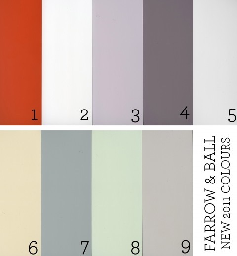 Farrow & Ball new colours