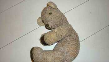knitted teddy bear