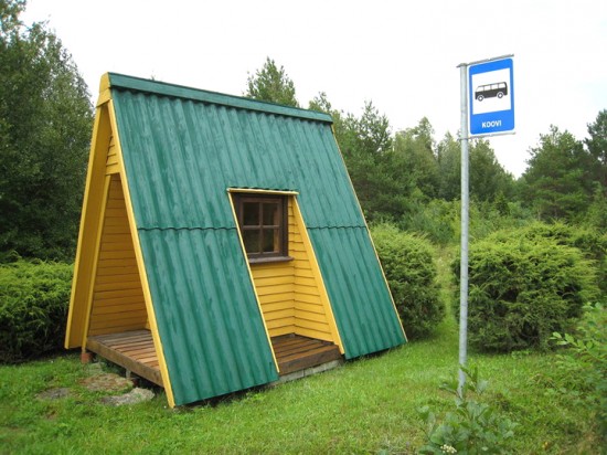 Estonian bus stop