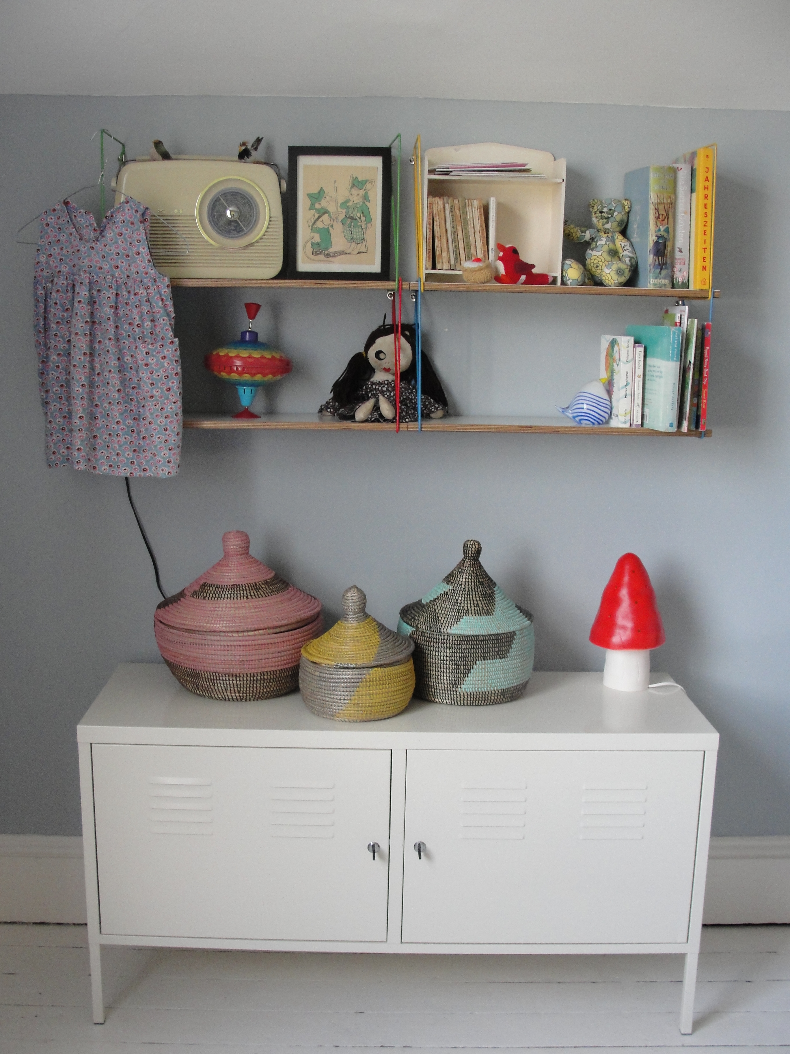Kids bedroom | storage ideas | shelf display