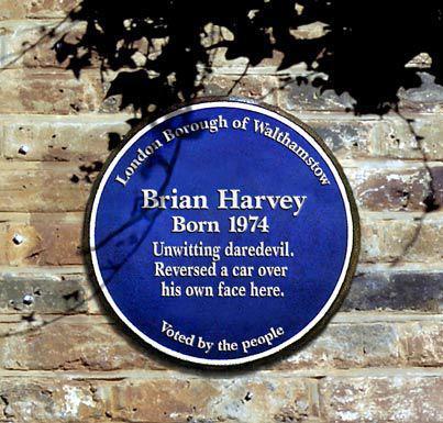 Brian Harvey plaque