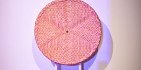 woven chair bright