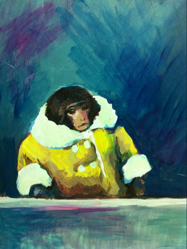 Ikea monkey painting