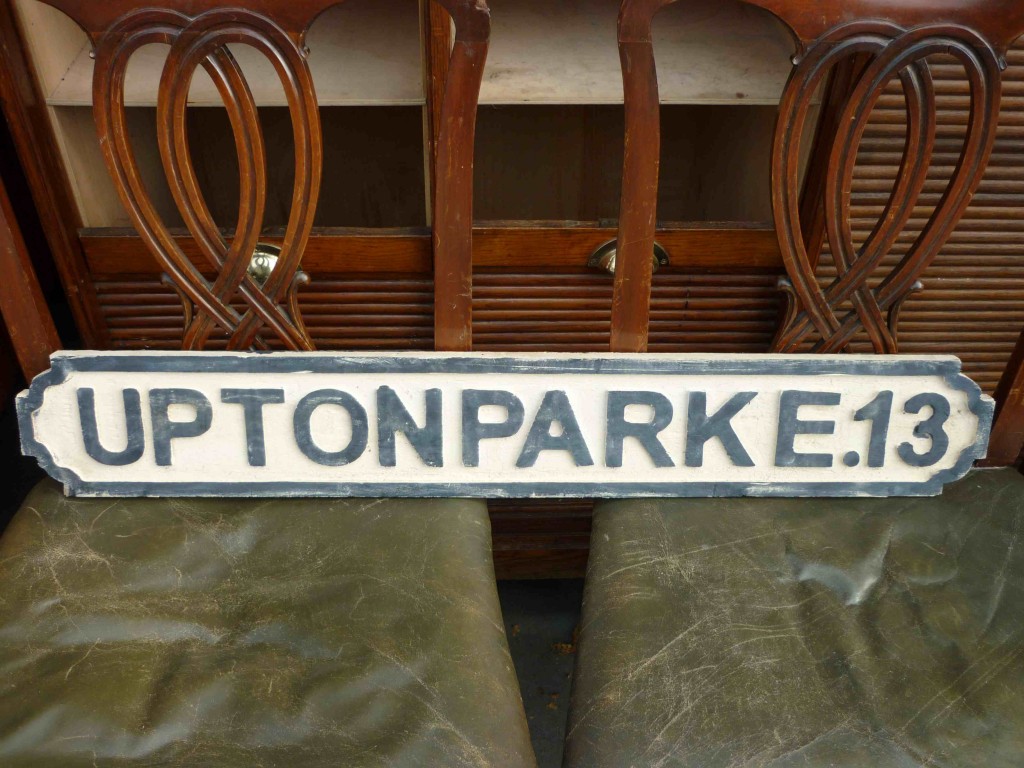 original upton park sign