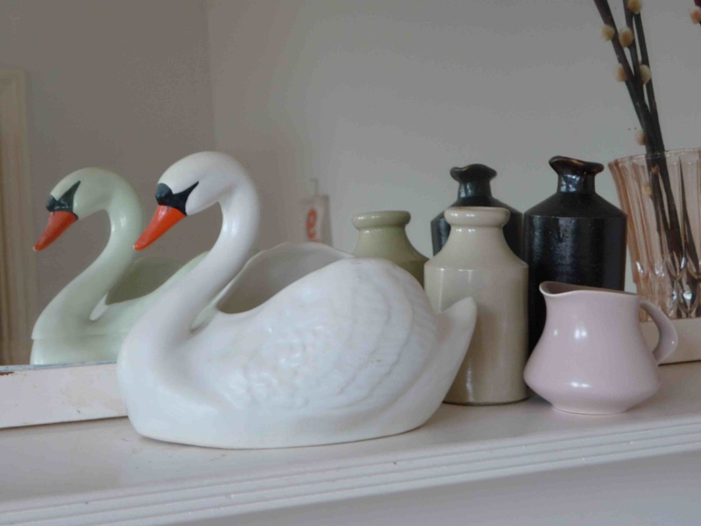 ceramic swan