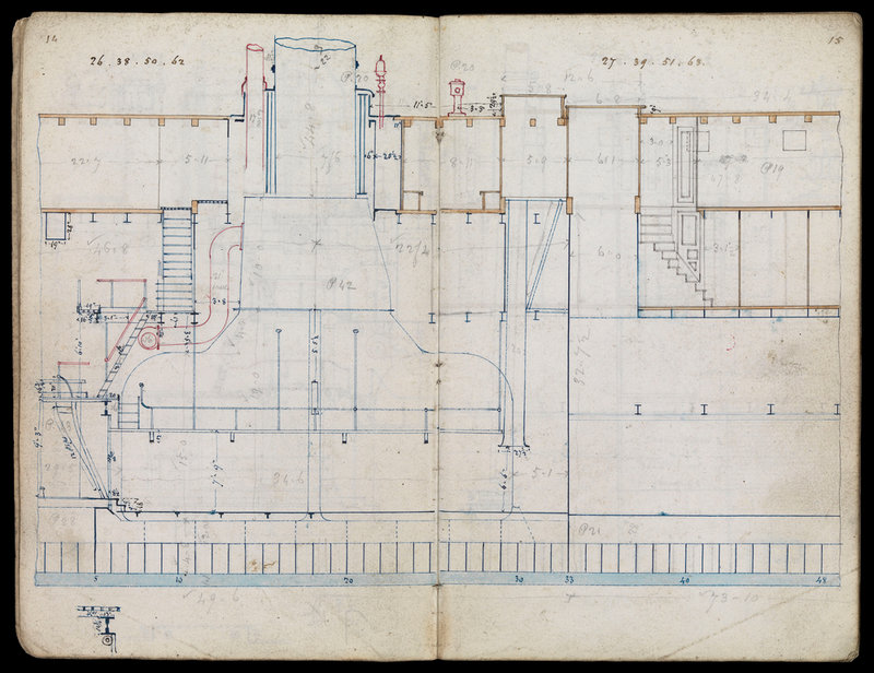 Notebook of drawings for Persia | David Kirkaldy 1855 | Royal Museums Greenwich | My Friend's House