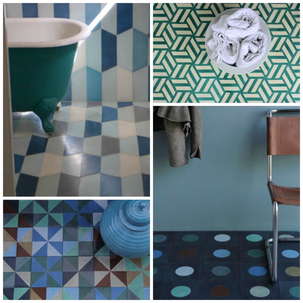 Popham Design tiles  Geometric Tile trend  My Friend's House