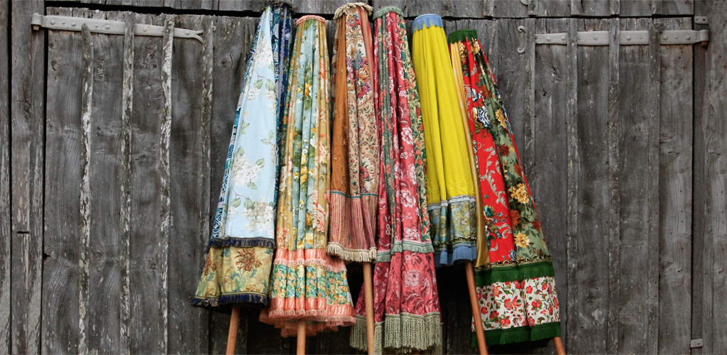 Sunbeam Jackie | Vintage fabric parasols | My Friend's House