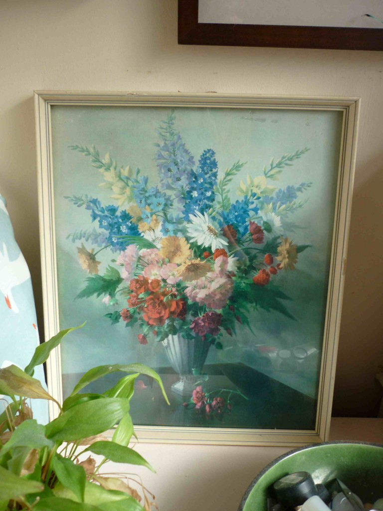 Vintage flower painting