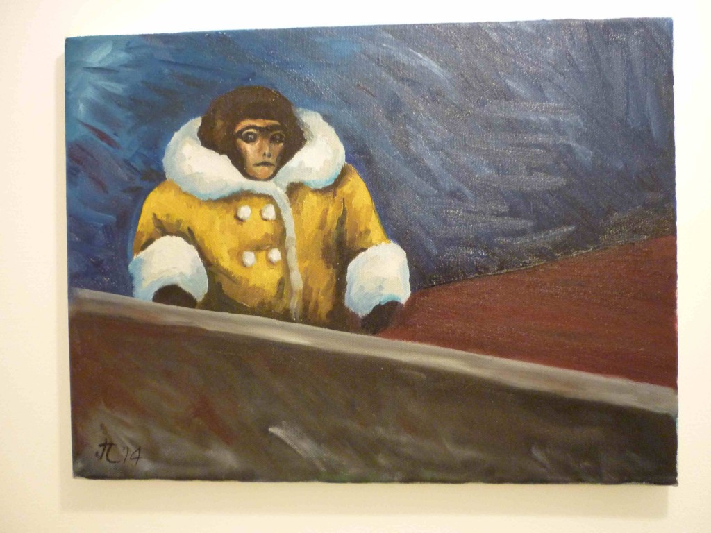 Ikea monkey painting