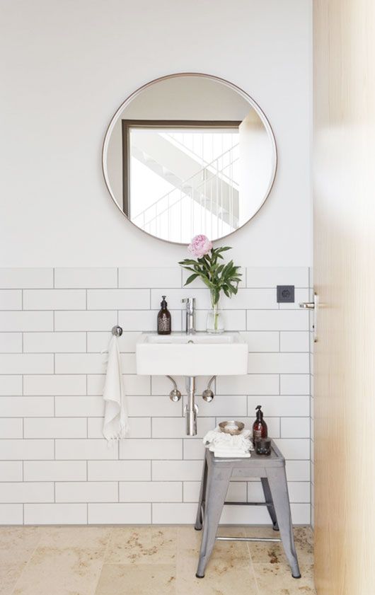 wall-mounted basin