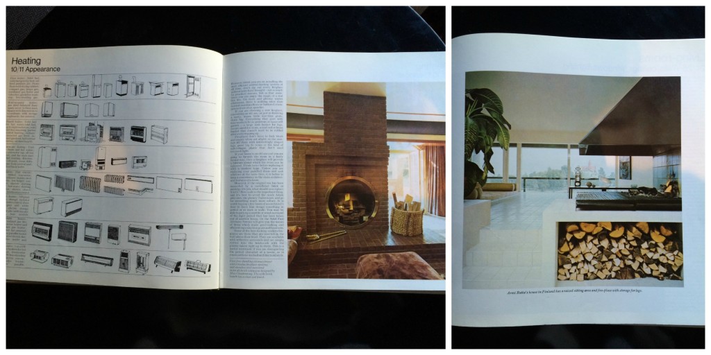 1970's fireplace  Terence Conran book  My Friend's House