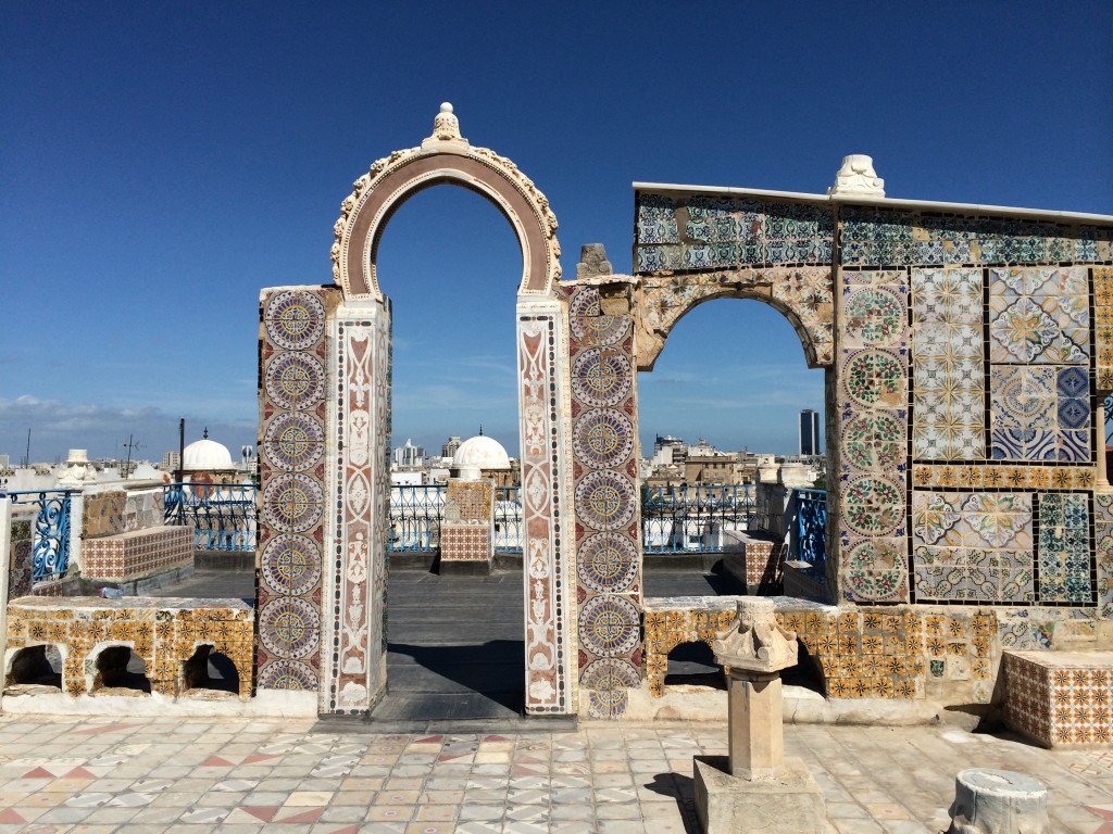 Tunis | Tiled arch in the medina rooftops | My Friend's House