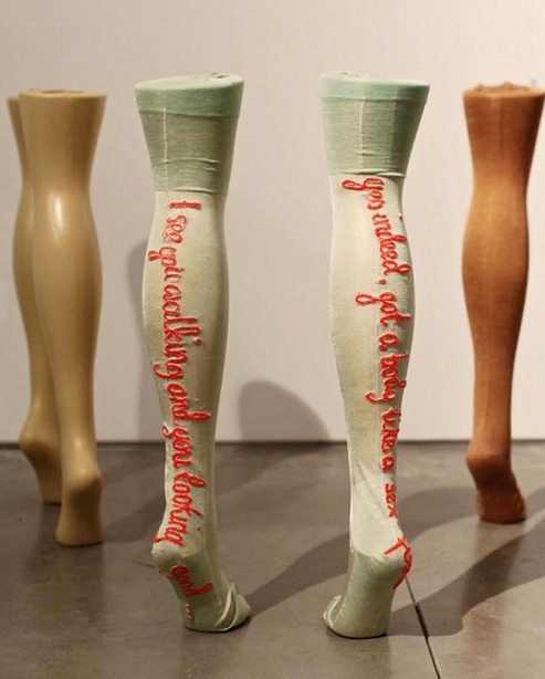 Zoe Buckman art | Hip hop lingerie