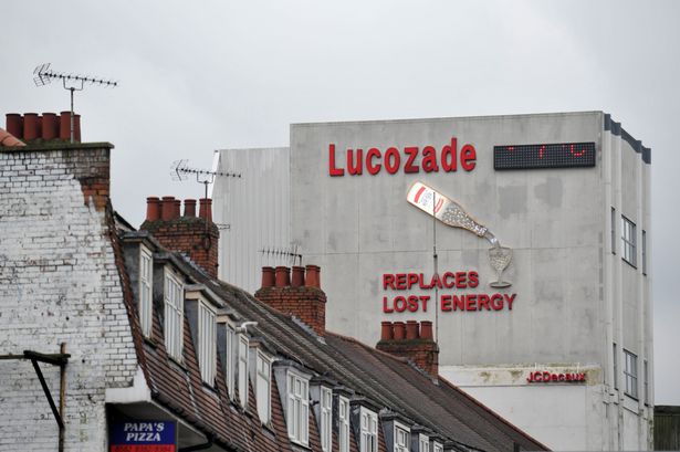 Lucozade sign M4
