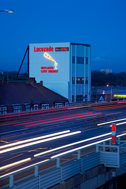 Lucozade sign M4