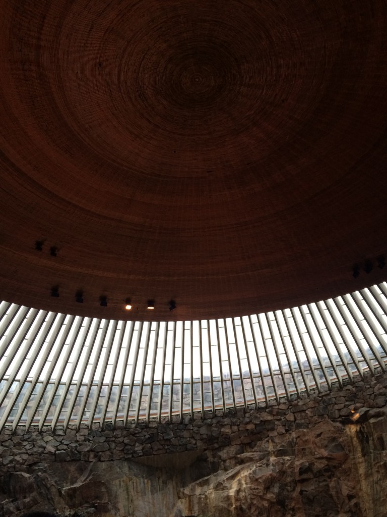 Copper ceiling | Rock Church Helsinki architecture | My Friend's House