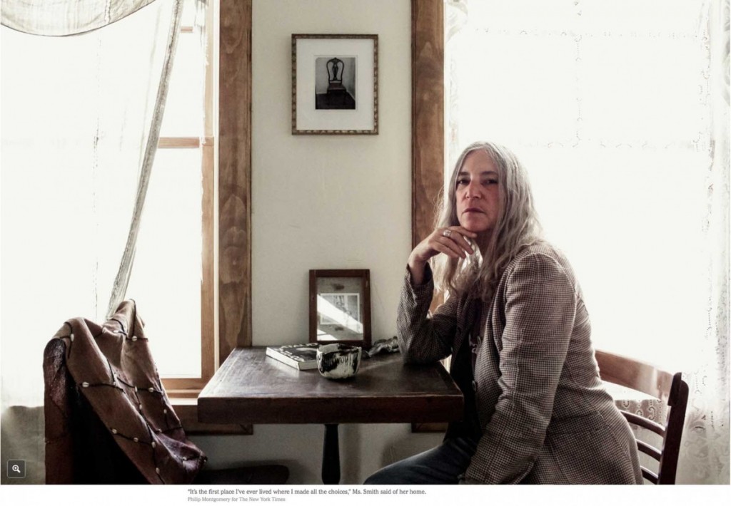 Patti Smith at home