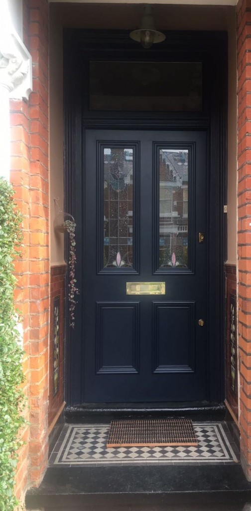 Navy blue front door | My Friend's House